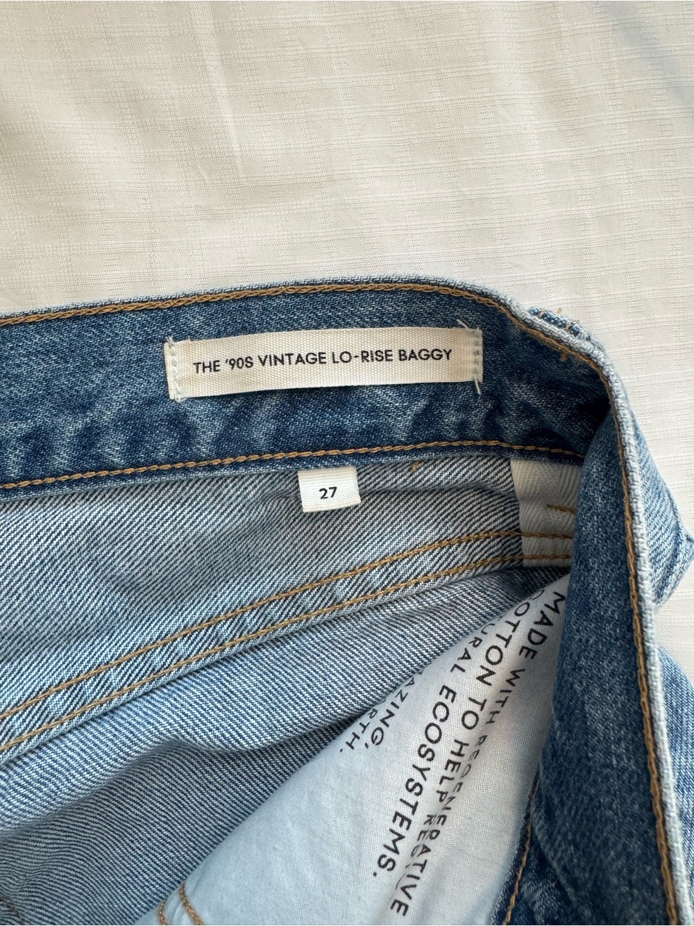 Denim Forum ‘90s Vintage Lo-Rise Baggy - Picture 3 of 3